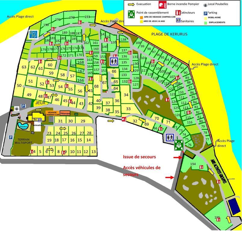 Camping De Kerurus Hotel Plounéour-Trez Екстериор снимка